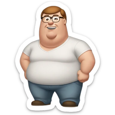Peter Griffin family guy sticker
