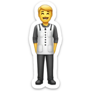 apron controle sticker