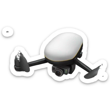 Drone with rules sticker