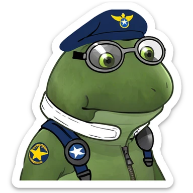 airforce pilot sticker