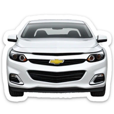 white 2022 chevy malibu sticker