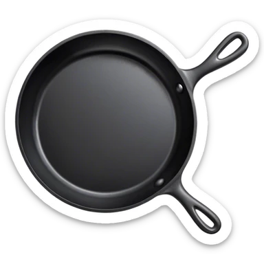 Cast iron skillet  sticker
