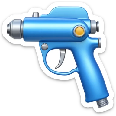 Blue Spray Gun sticker