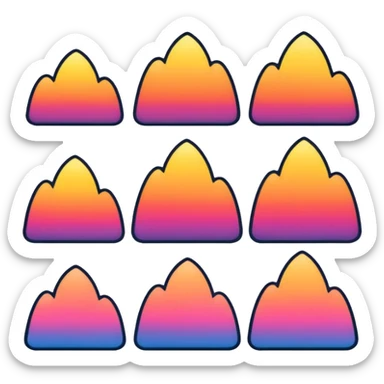 A number that is going up that is a six and a number going down that is a seven sticker