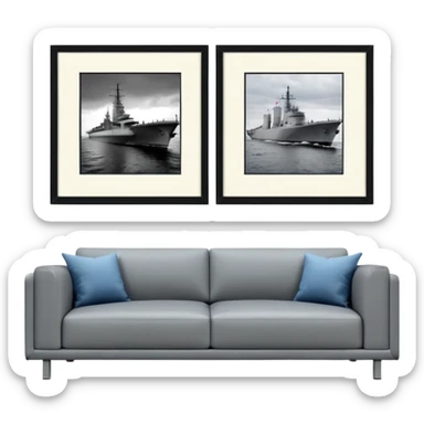 zaproponuj różne emotki z róznymi okrętami wojennymi sticker