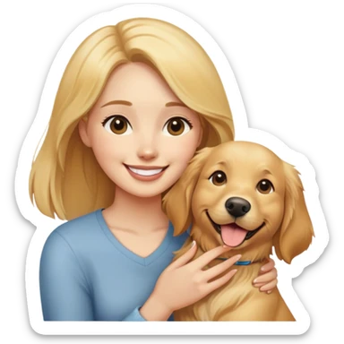 👩🏻🐶 sticker