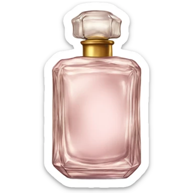 vintage perfume bottle  sticker
