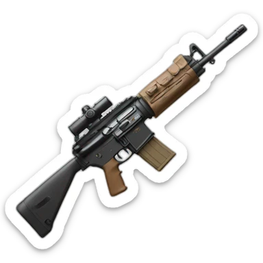 american assault rifle sticker