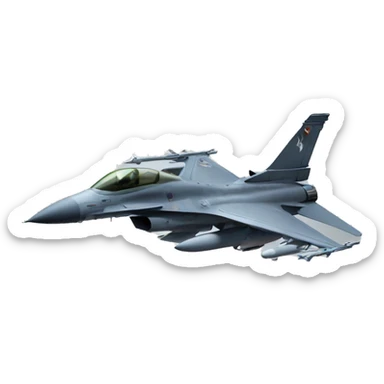 fighter jet f16 sticker