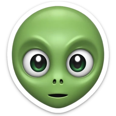 happle alien in star war sticker