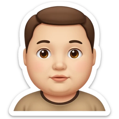 Lino con los cachetes sticker