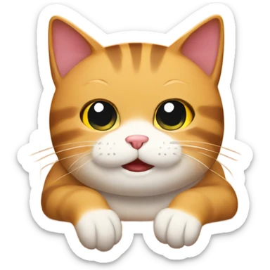 Cat in sauna sticker