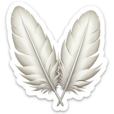 bundle of feathers sticker