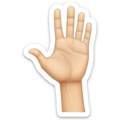 Turkic hand gesture sticker
