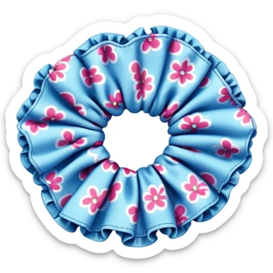 Textures scrunchie sticker