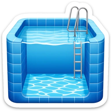 Swimming pool sticker