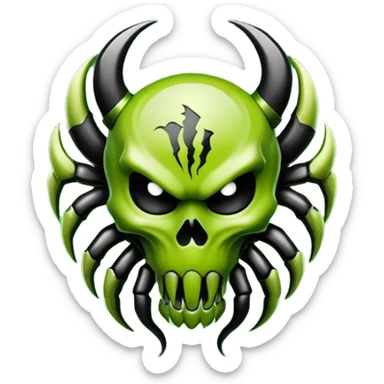 Generate logo of monster energy sticker