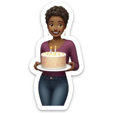 Girl Turning 30 sticker