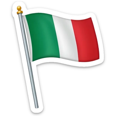 flag of Italy sticker
