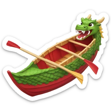 Dragon boat sticker