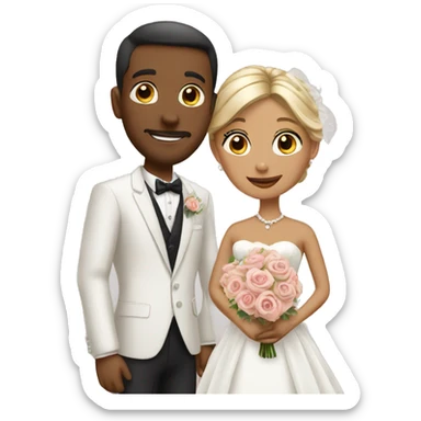 wedding sticker