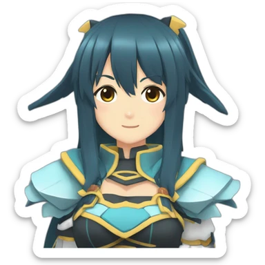 Aqua konosuba  sticker