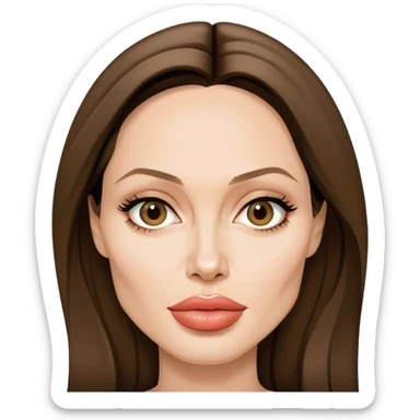 Create face Angelina Jolie sticker