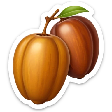 Date fruit sticker sticker