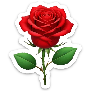 Rose sticker