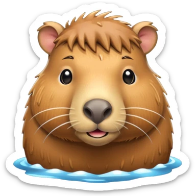 Do a capybara emoji sticker