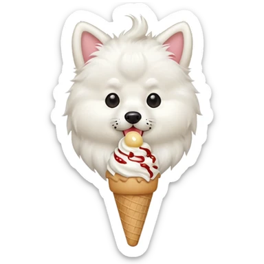 spitz with icecream sticker
