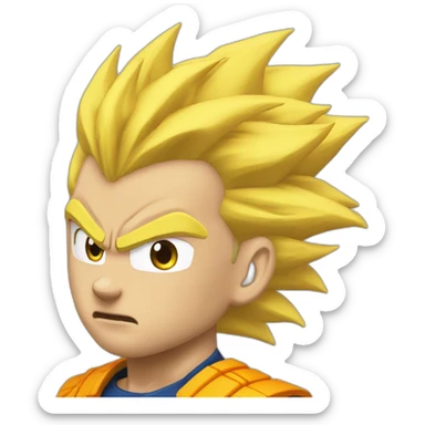 Super saiyan 3 sticker