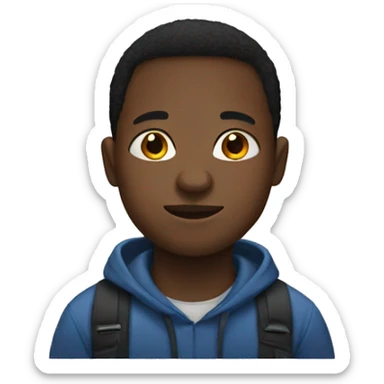 black person with down syndrome sticker