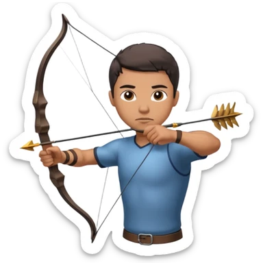 archer man sticker