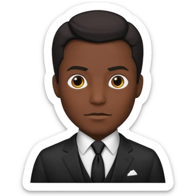 bruce wayne in black suit sticker