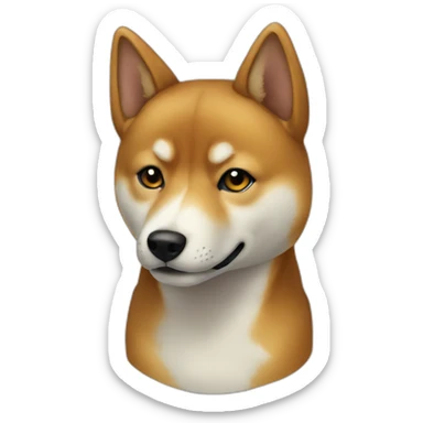 black-and-cute-shibainu sticker