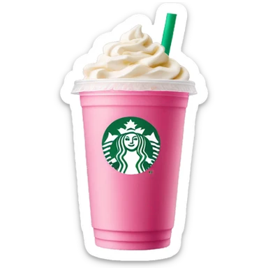 starbucks pink drink sticker