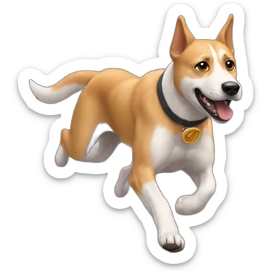 super-fast-doggo-running-at-incredible-hihg-speee sticker