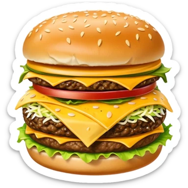 A ultra yummy Big Mac ad sticker