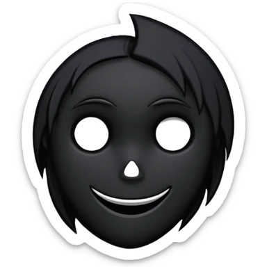 the word „tfs“ in a goth font sticker