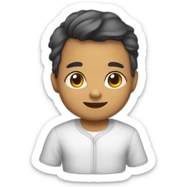 Bebé disfrazado sticker