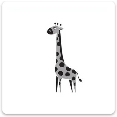 Giraffe sticker