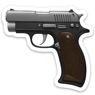 pistol sticker