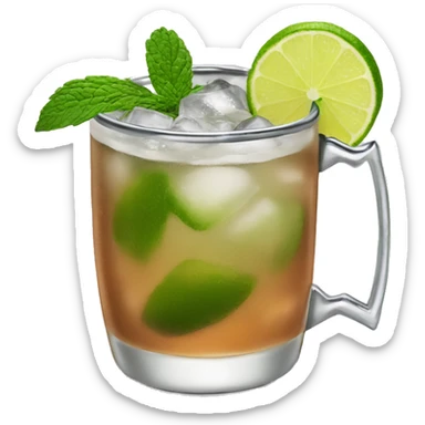 moscow mule cocktail sticker