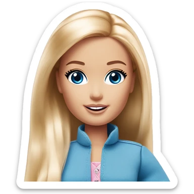 barbie and ken blue eyes sticker