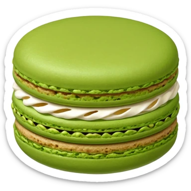 Green Macaroon sticker
