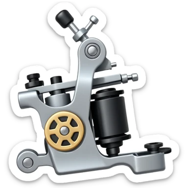 tattoo machine sticker