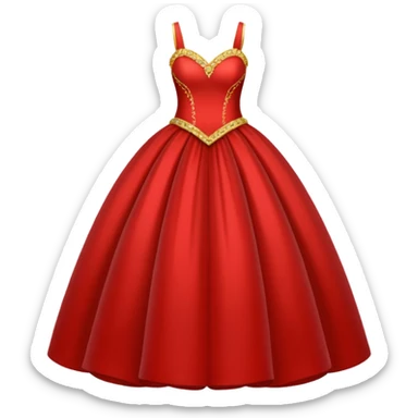 Ball gown sticker