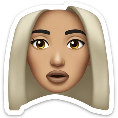 Kim kardashian crying  sticker