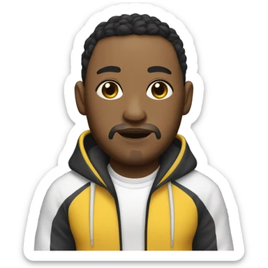 Shi zu with false lashes on and a sweat suit on sticker